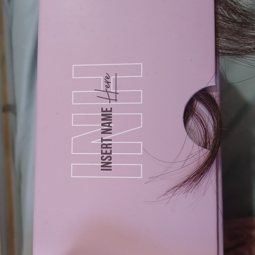 Insert name here clip in bangs in shades brown